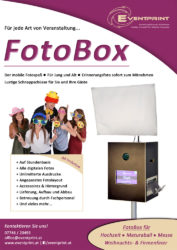 Eventprint FotoBox Flyer